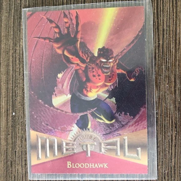 1995 Marvel Metal trading card: Bloodhawk #43 - Picture 1 of 2